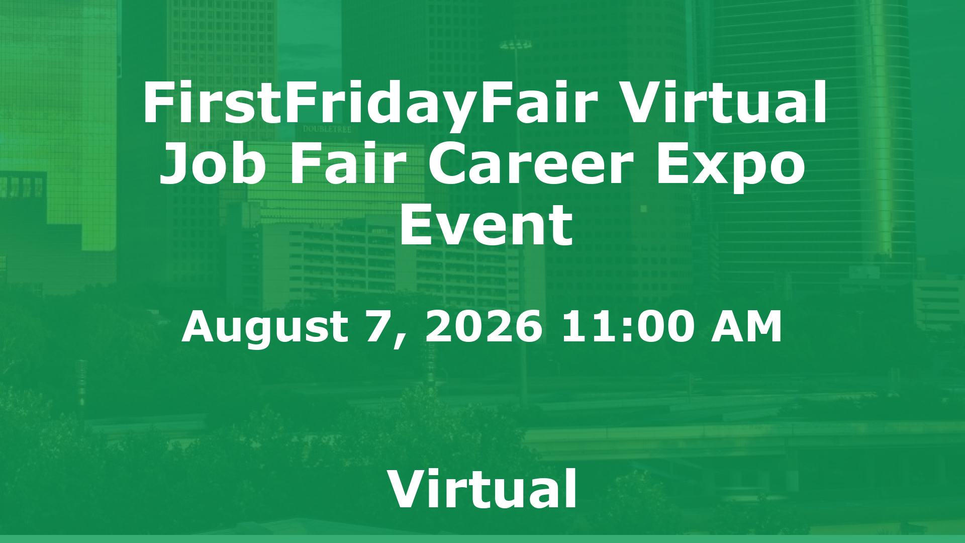 FirstFridayFair Virtual Job Fair Career Expo Event event image